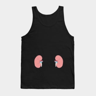 Kidney Transplant - Bean Shaped Graphic - Nephrology Tank Top